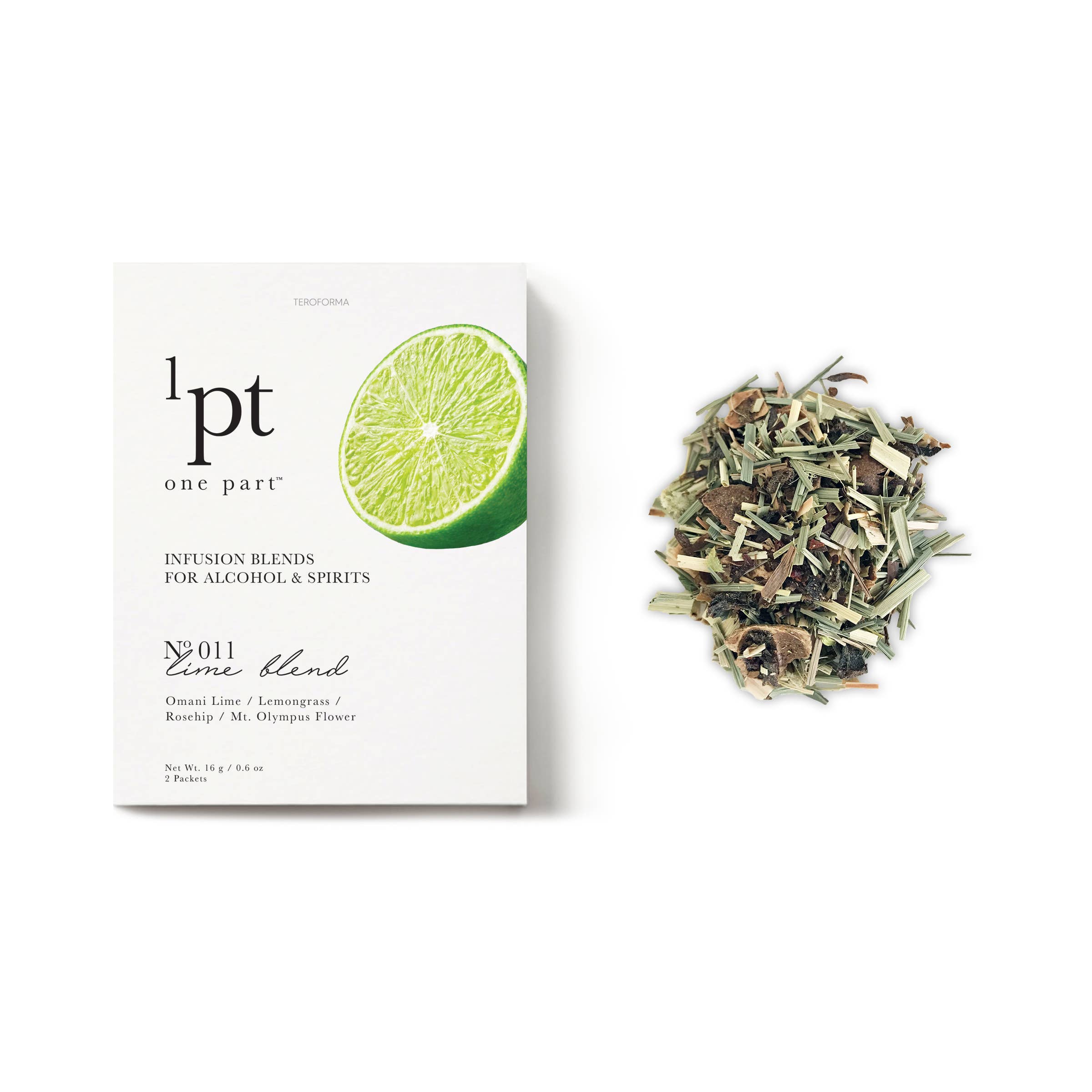 One Part Co. – Engroshandel Cocktailmix/sirup – 1pt Infusionspakke - #11 Lime0