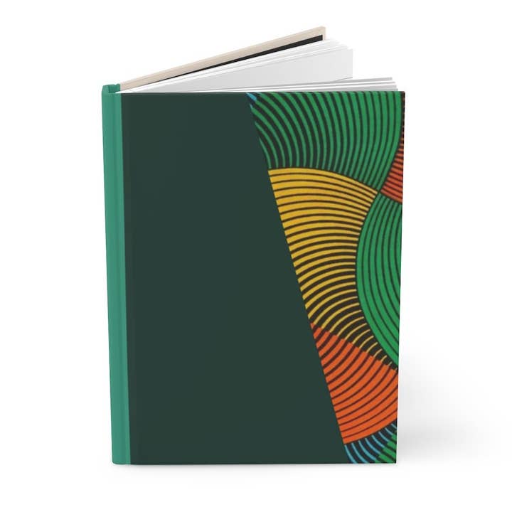 Caderno A5 Journal - Geo Swirl | Capa dura fosca por atacado de The Copper Fruit