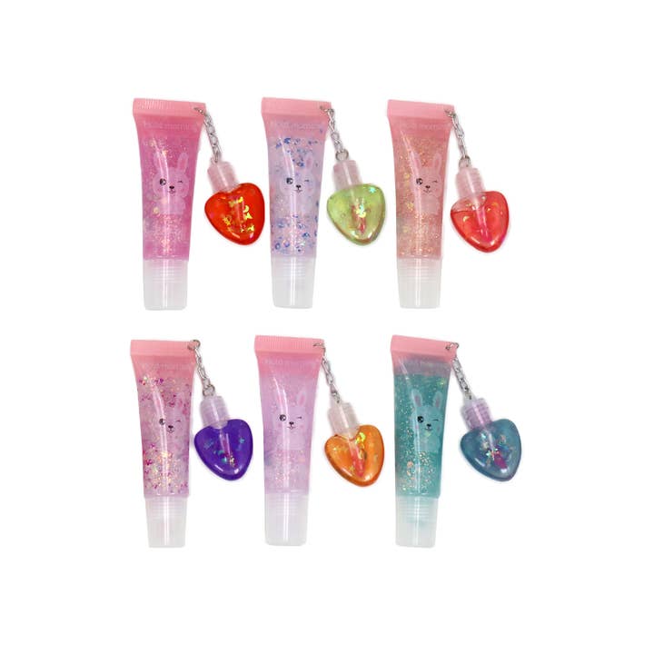 Cap Zone - Venta al por mayor Brillos de labios - Bunny Brillo de Labios Líquido en Aceite 2 en 1 Tubo Squeeze - 24 uds