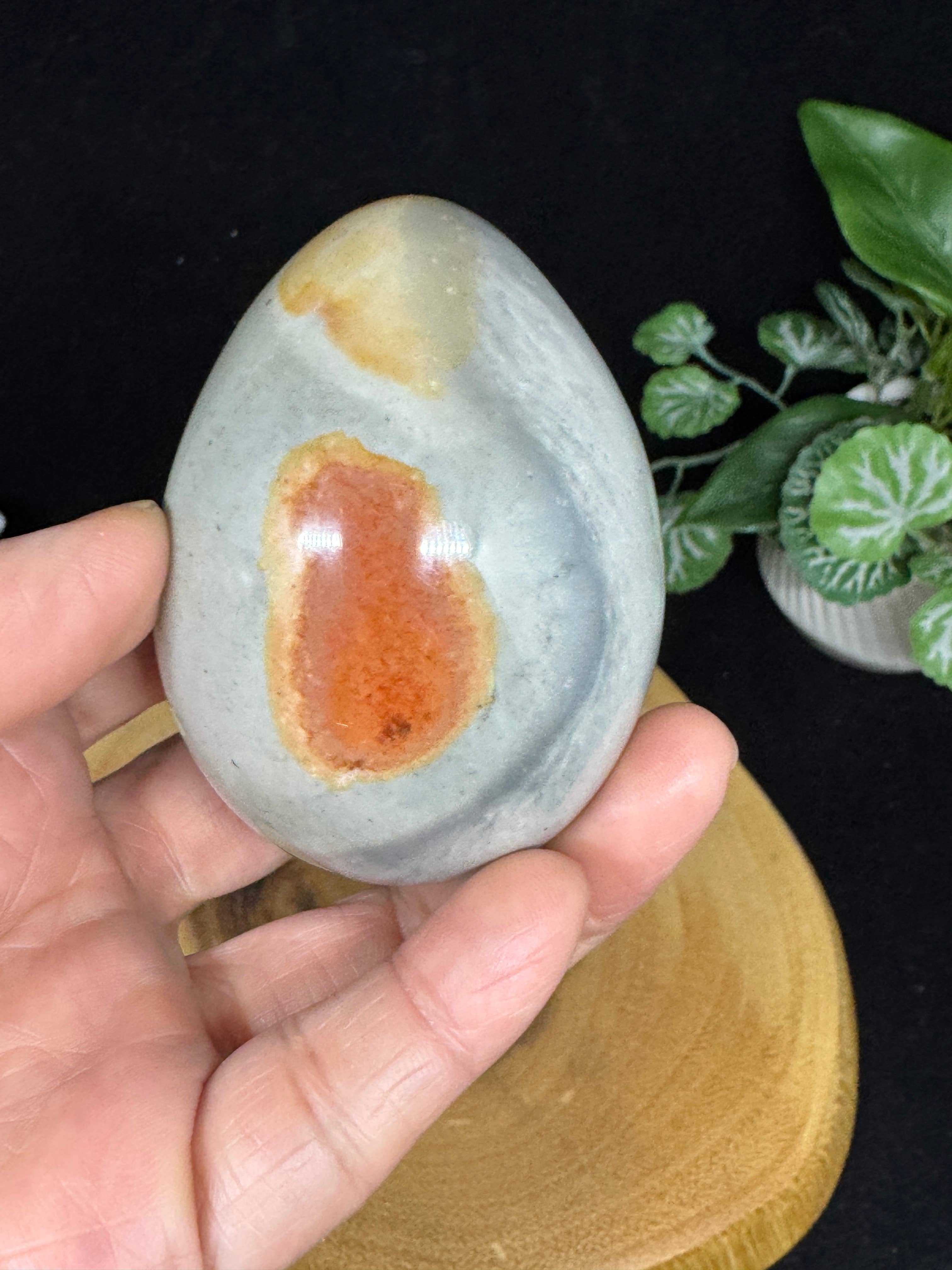 The 7 Directions - Wholesale Spiritual Stone/Crystal - 7 pc Mica Iolite fire quartz sphere w/ display stand G9969