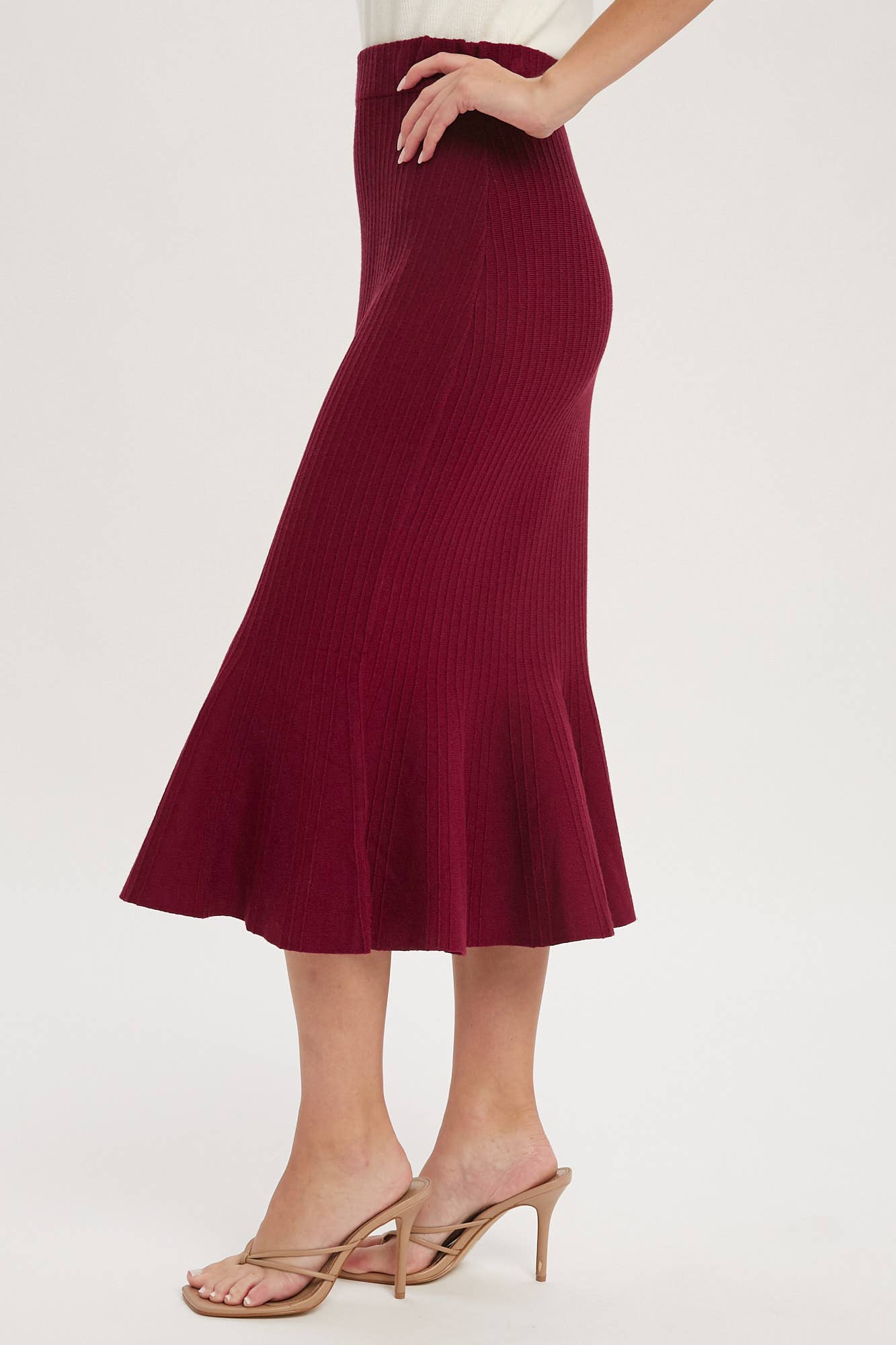 Bluivy - Wholesale Skirt - Women's - MERMAID SWEATER MIDI SKIRT4