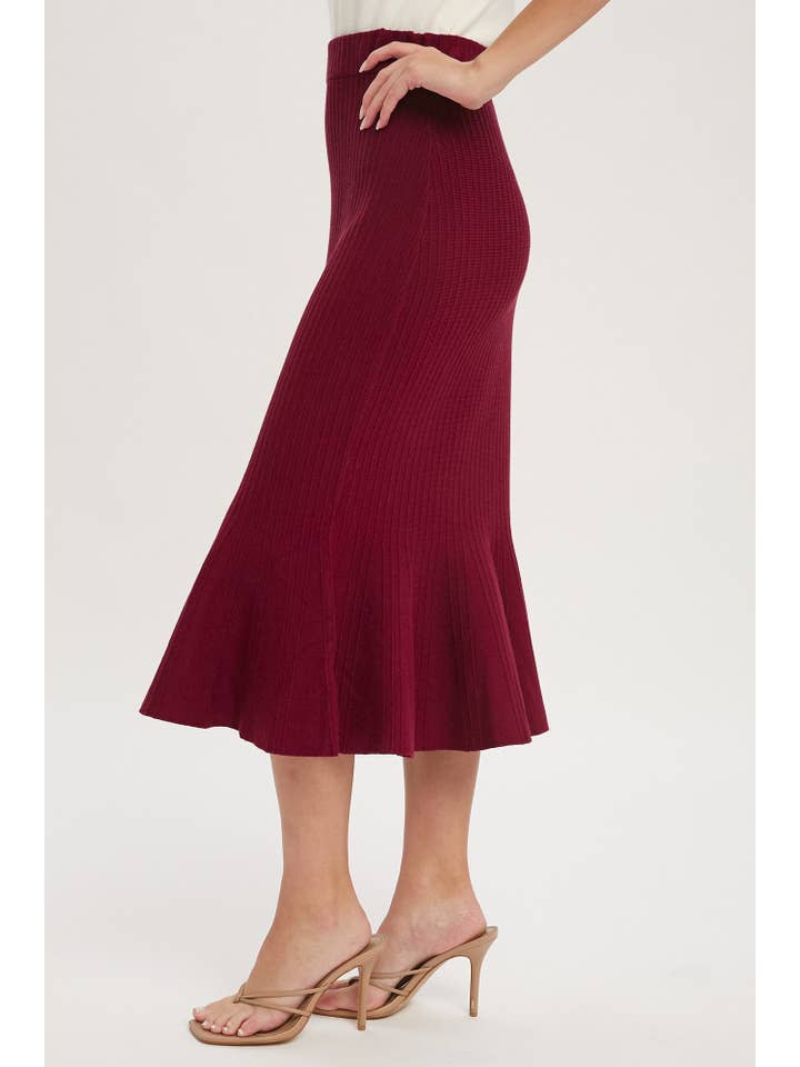 Bluivy - Wholesale Skirt - Women's - MERMAID SWEATER MIDI SKIRT4