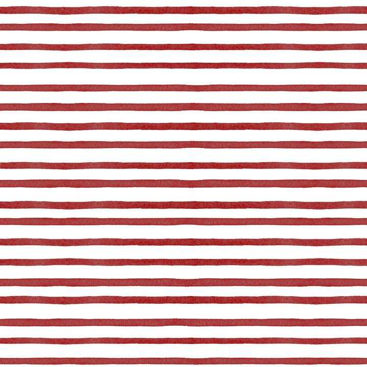 Chargeur rayé peint rouge - (CARRÉ) pour la vente par Altoonastore
