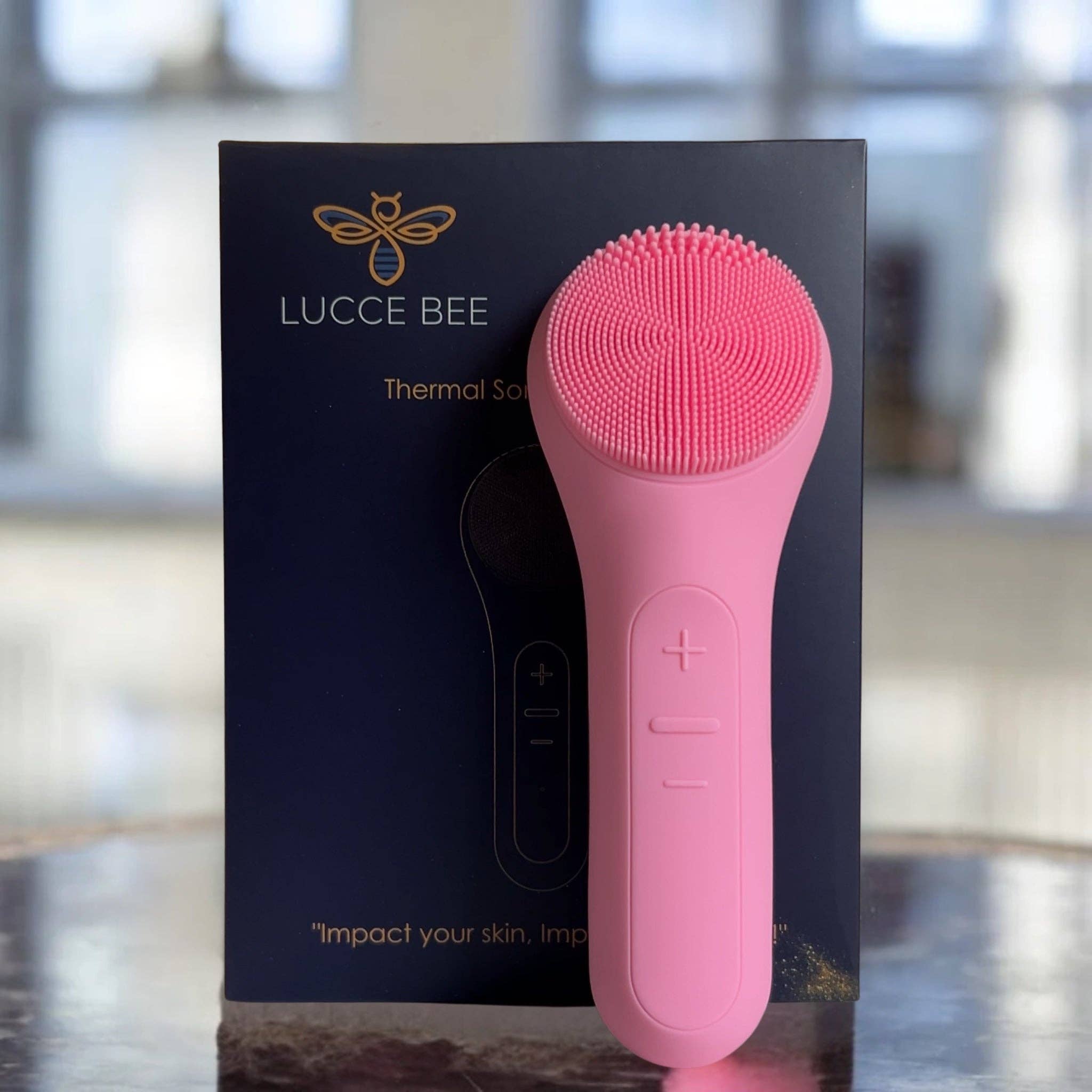 Lucce Bee – wholesale Elektronisk hudvårdsanordning – Silikon Sonic Skrubbborste – Skonsam Exfoliering & Värme15