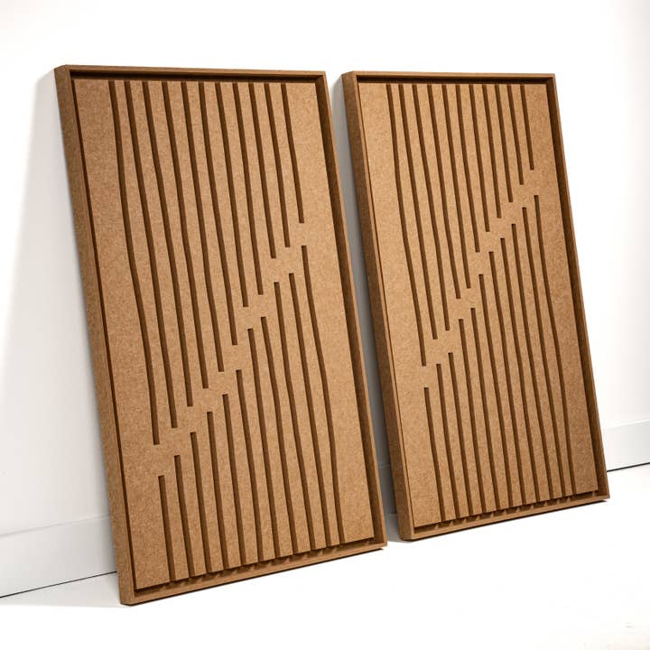 FeltArt Linoa Soft Dune Camel Taille L 70 x 110 cm Lot de 2 pour la vente par FeltArt