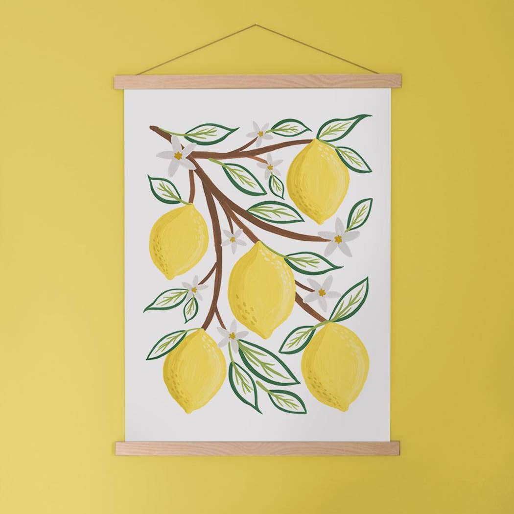 LoveLight Paper - Vente Affiche d'art - Citrons - Moderne Farm Garden Art Print2