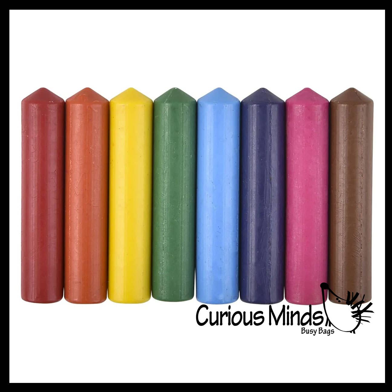 Curious Minds Toys - Wholesale Crayons - Kids & Baby - 1 Mini Crayon Case with 8 Crayons - Tiny Cute Art Supply Kit5