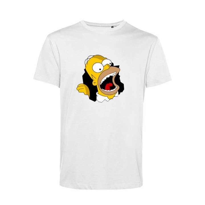 T-Shirt estampada Homem - Eating Homer por atacado de #MAISENZA