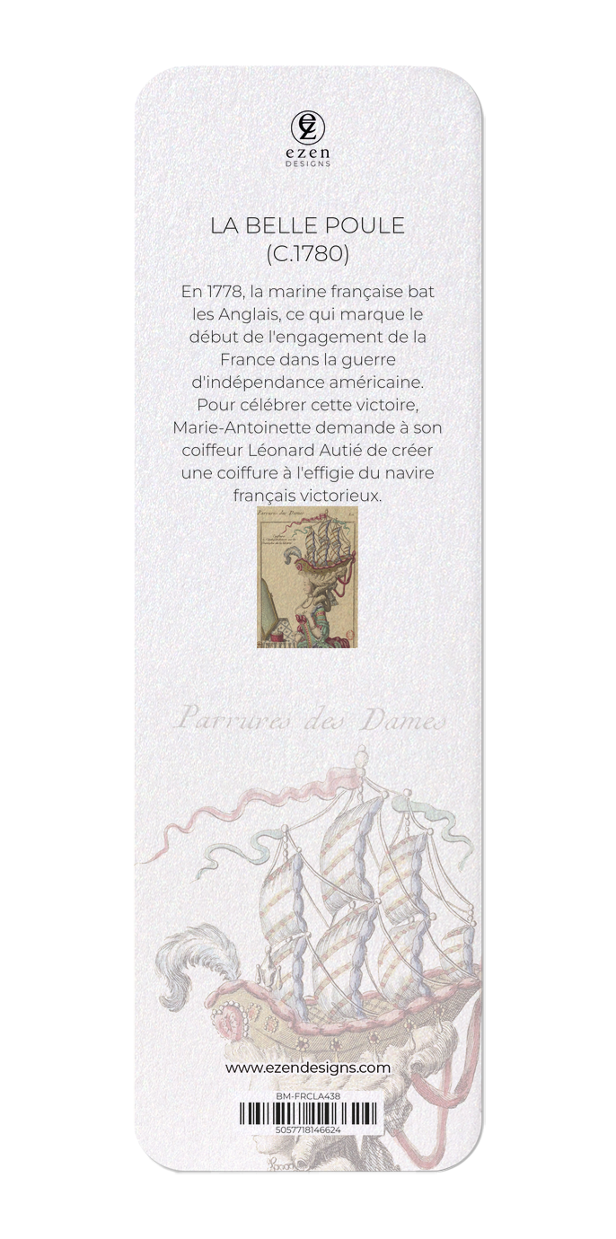 Ezen Trade - Wholesale Bookmark - LA BELLE POULE (C.1780): Painting Bookmark1
