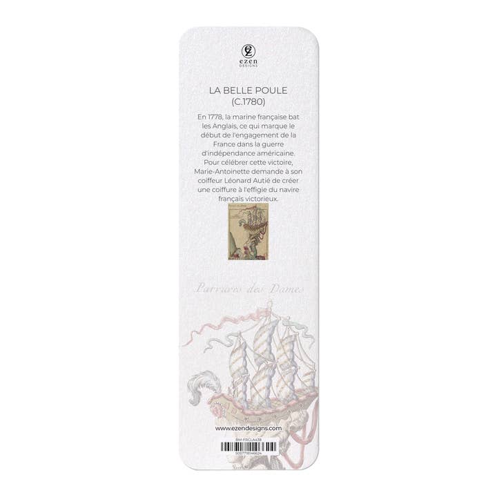 Ezen Trade - Wholesale Bookmark - LA BELLE POULE (C.1780): Painting Bookmark1