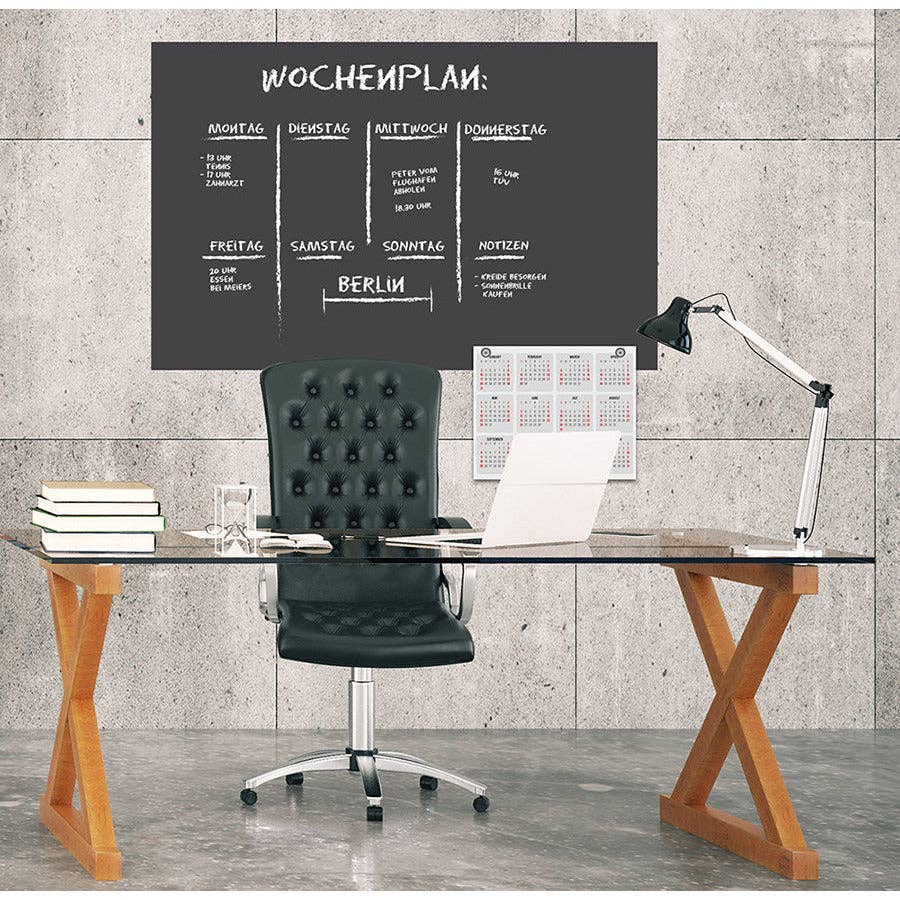 Queence - Wholesale Magnet Board - Magnetic blackboard film - grey12