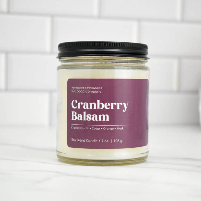 Bálsamo de Arándano - Arándano, Abeto y Cedro - Vela de Mezcla de Soja de 7 oz para venta al por mayor de 570 Soap Company