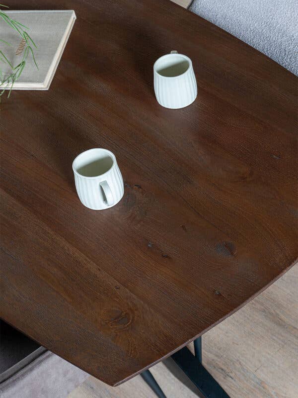 Home67 - Wholesale Side Table - Felix Dining Table — Espresso Mango Wood — 190 x 90 cm3