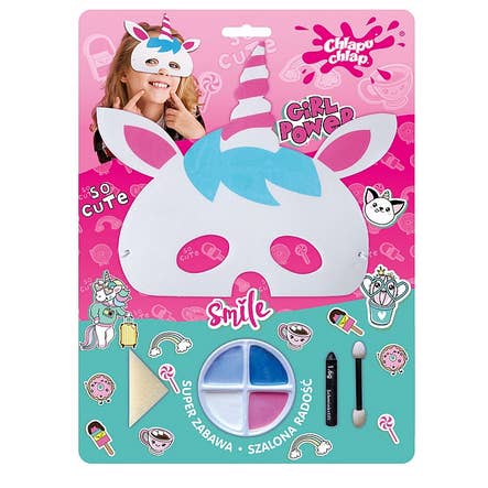 LS GROUP - Wholesale Face paint/play makeup – Kids - Children's paint: Mask + 4 color paints