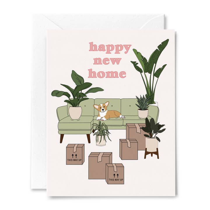 Illustrating Amy - Wholesale Housewarming Card - Happy New Home Card