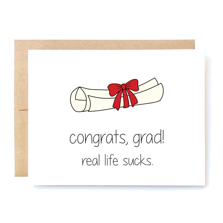 REAL LIFE SUCKS for wholesale by Cheeky Kumquat