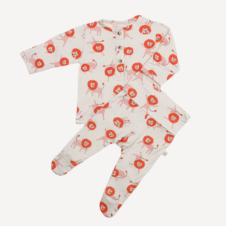 Two Piece Footies - Lion for wholesale by Charming Mary