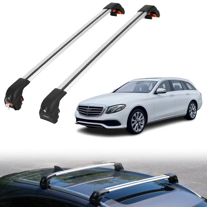 Heavy Duty 220 LBS Roof Rack Cross Bars for Mercedes E-Class Wagon 2017-2023 for wholesale by Erkul Auto USA
