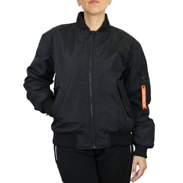 Galaxy By Harvic - Wholesale Jacket - Women's - Women's Loose Fit Heavyweight Flight Bomber Jacket
