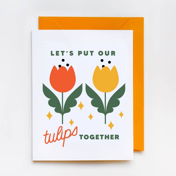 Tarjeta de felicitación Tulips Together para venta al por mayor de Have A Nice Day