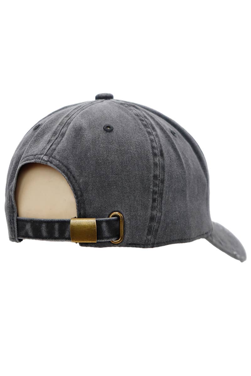 Cap Zone - Wholesale Baseball Cap - Unisex - Distressed Dirty Wash Five Panel Baseball Cap7