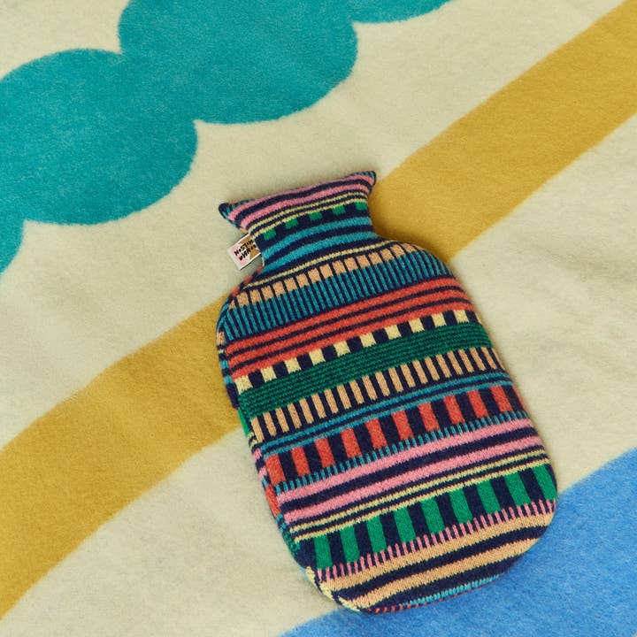 Donna Wilson - Wholesale Warm/koud kompres - Multistrepen warmwaterkruik - nieuwe kleurvariant1