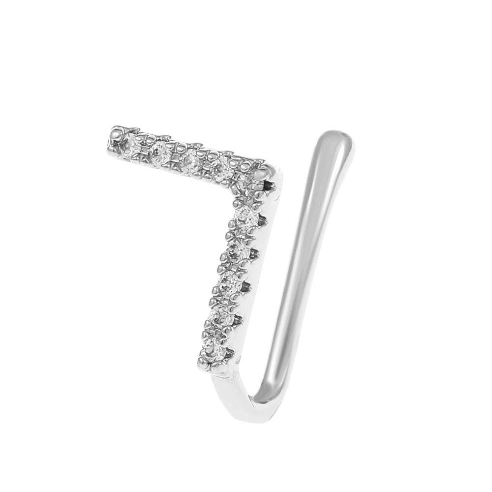 SALINA TRADING INC - Wholesale Neusring - U-vorm Ster Hart Kroon Niet-piercing Neusring79