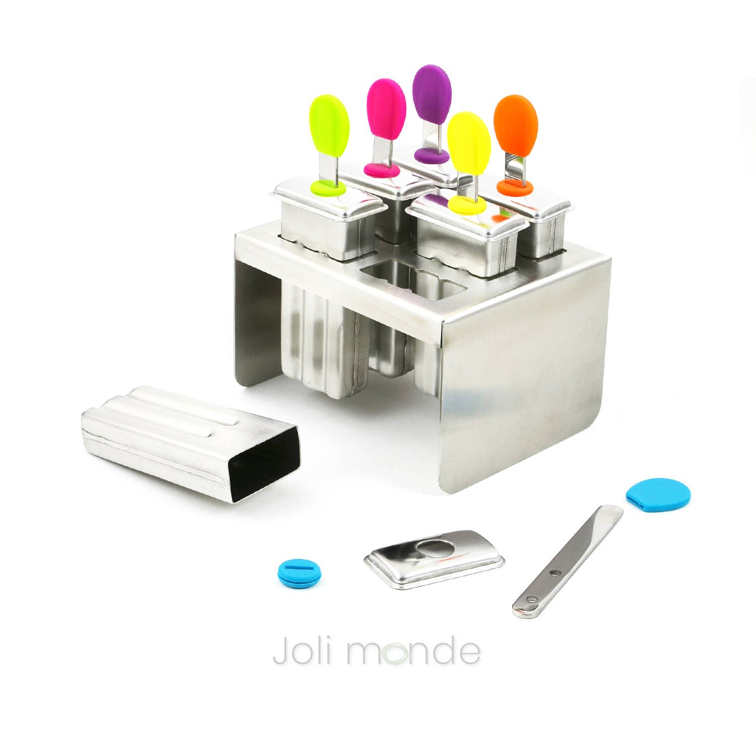 Joli Monde - Wholesale Cooler/Cooler Bag - Set of 6 MINI EXQUIMO 45ml stainless steel ice cream molds2