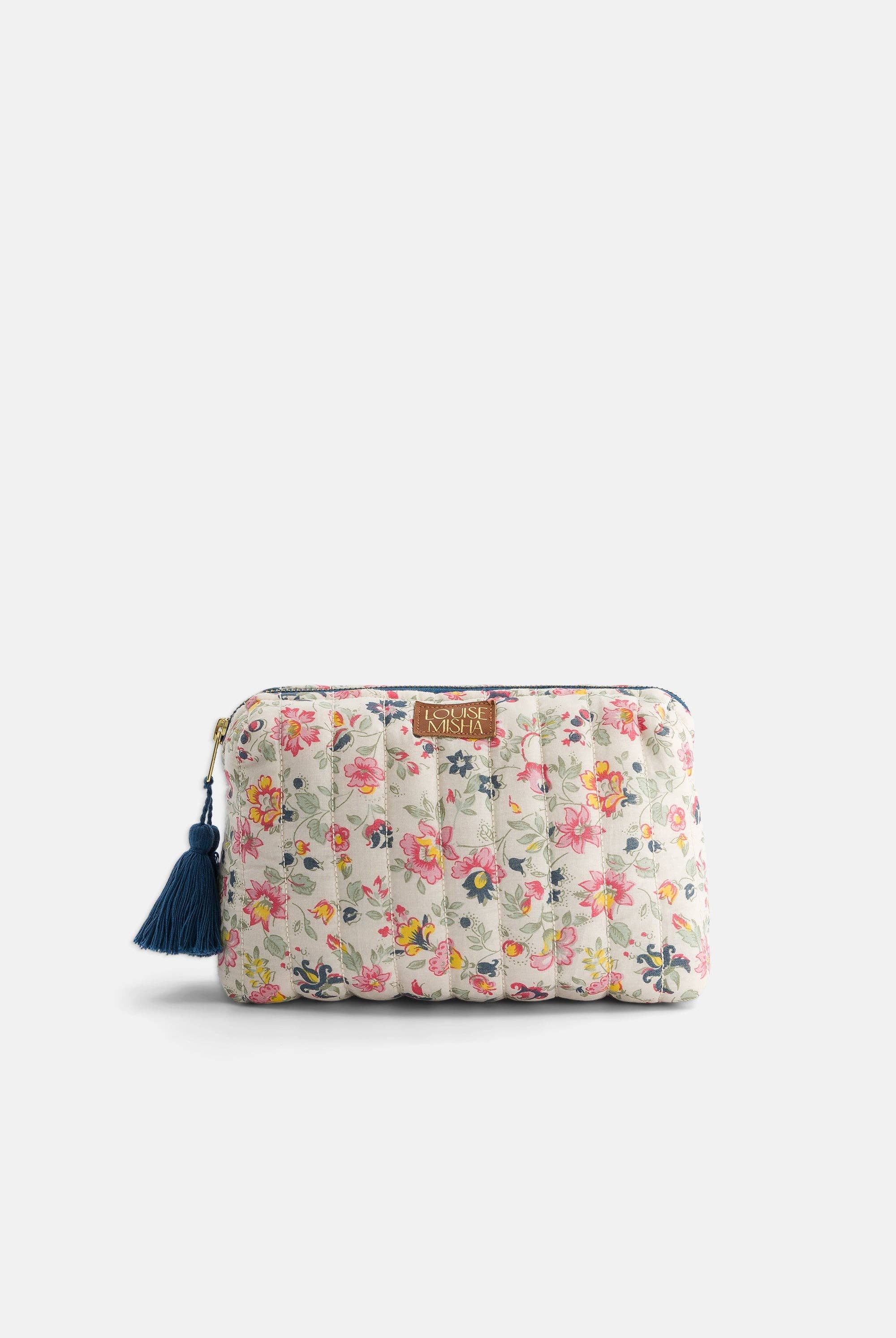 Cr me Fleurs Sauvages Teiki Pouch for wholesale on Faire3
