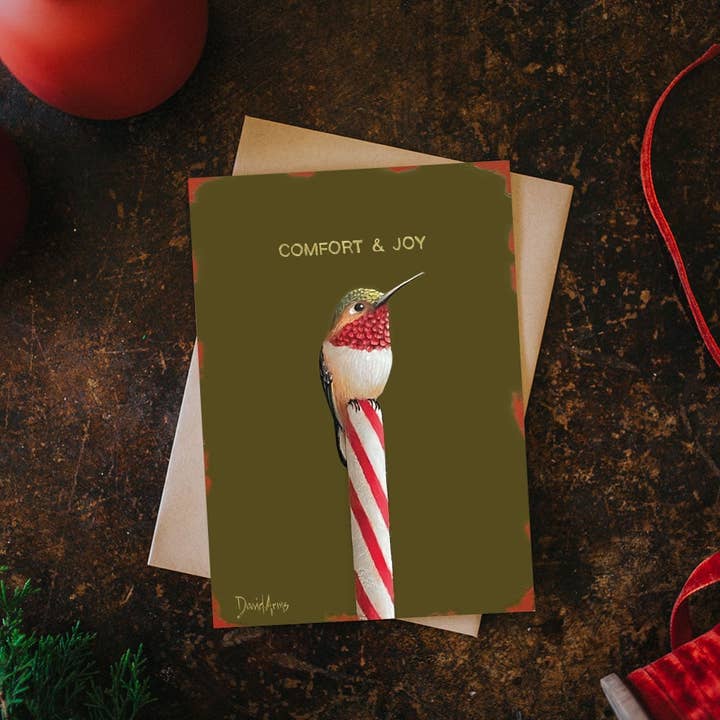 David Arms - Wholesale Season's Greetings Card - “Comfort & Joy” Christmas Card3