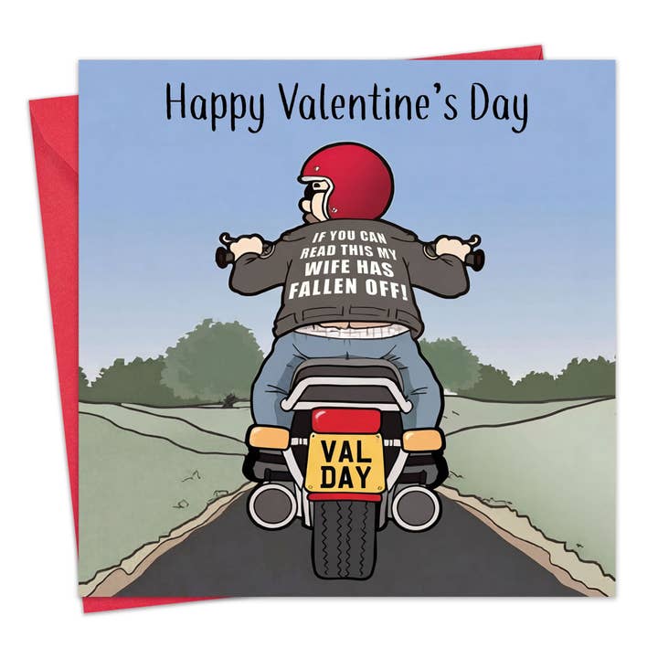 Funny Valentine's Day Card - Wife has fallen off for wholesale by Twizler Ltd
