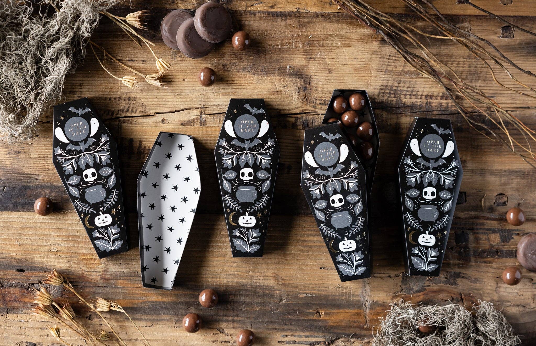 My Mind’s Eye - Wholesale Party Favor Bag/Box - HAL1210 - Coffin treat boxes3