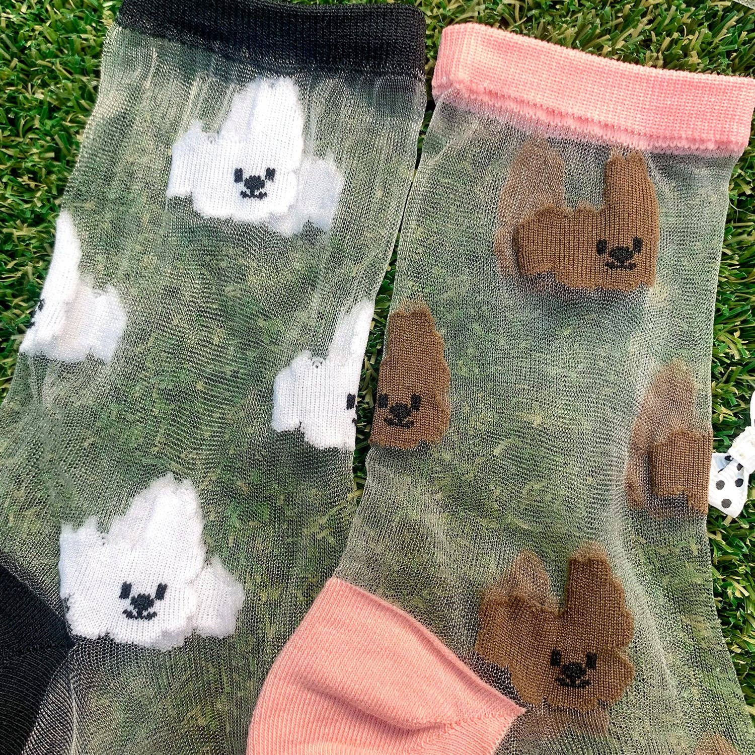 7DAYSSOCKS - Wholesale Socks - Women's - Women's Crew Sheer Cloud Socks4