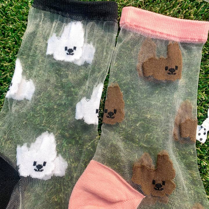 7DAYSSOCKS - Wholesale Socks - Women's - Women's Crew Sheer Cloud Socks4