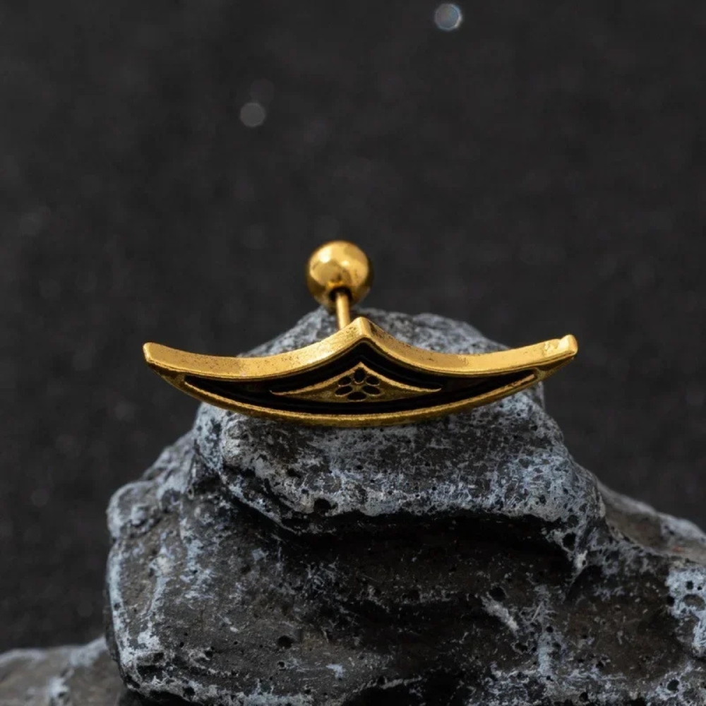 Ashlen - Wholesale Stud/Post Earrings - GOTH HIDDEN HELIX EARRING5