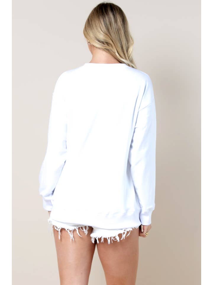 Nylon Apparel – wholesale Graphic sweatshirt – Women’s – T1655-6516-Tania Cowgirls Rodeo Print Sweat Shirt Top3