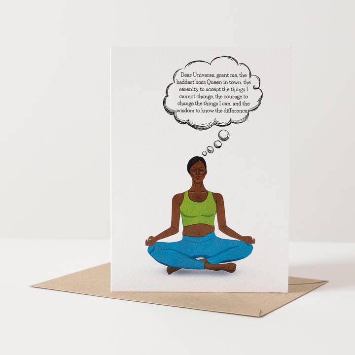 Serenity Prayer Card- Mental Health for wholesale by Mind Over Letter