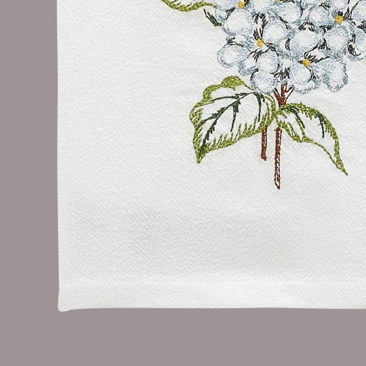 Peking Handicraft - Wholesale Tea Towel - Hydrangea Kitchen Towel