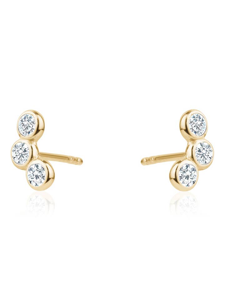 MINI BEZEL ÖRHÄNGE för wholesale av limlim