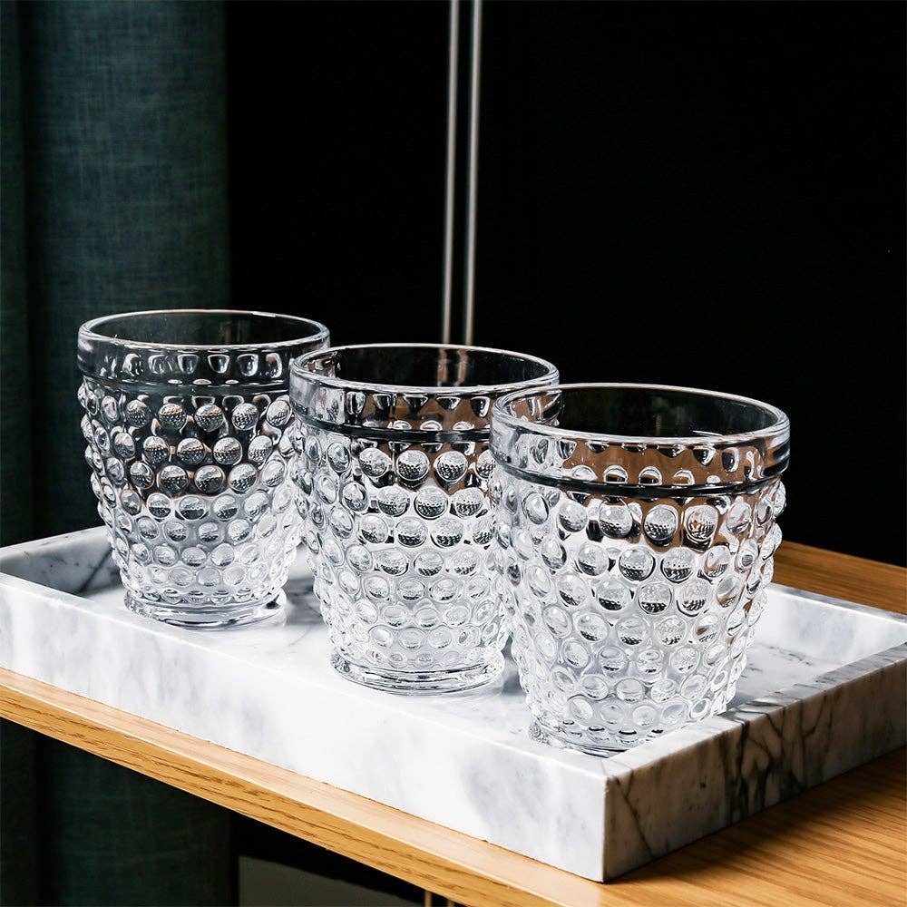 Everest Global - Wholesale Drinking Glass/Cup - Hobnail Collection Water Tumbler Glasses set of 61