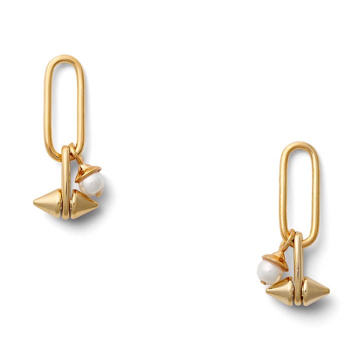 Punk Perlenohrringe für den Großhandel von CC & Co by Catherine Canino