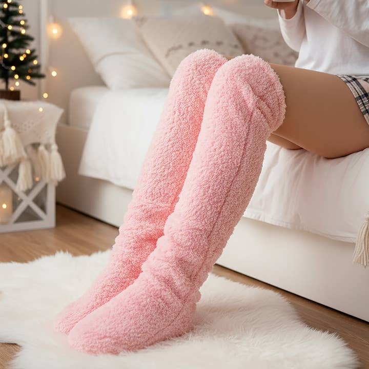 Wrapables.com - Wholesale Socks - Women's - Wrapables Fuzzy Thigh High Leg Warmer Socks17