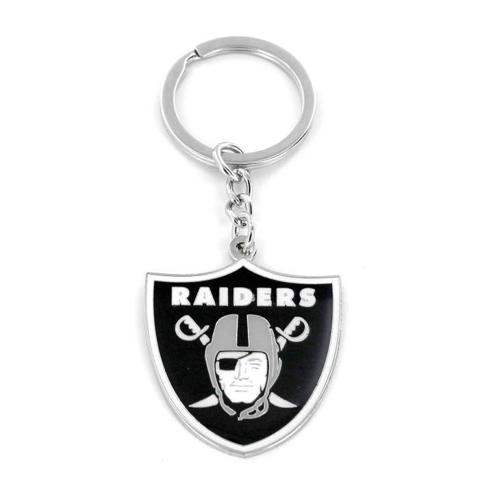 NFL Las Vegas Raiders Logo Keychain for wholesale by Aminco USA