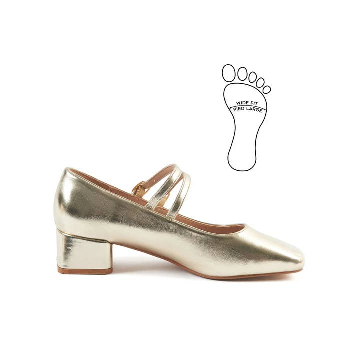 Gabylou - Wholesale Sandals - Women's - Wide Fit Sandals H - Model Diana4