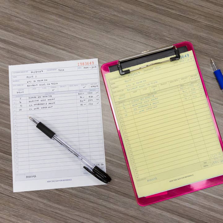 Luna Office Supply - Everyday Essential - Wholesale Notepad - 5 9/16" x 8 7/16" Carbonless Sales Order Book1