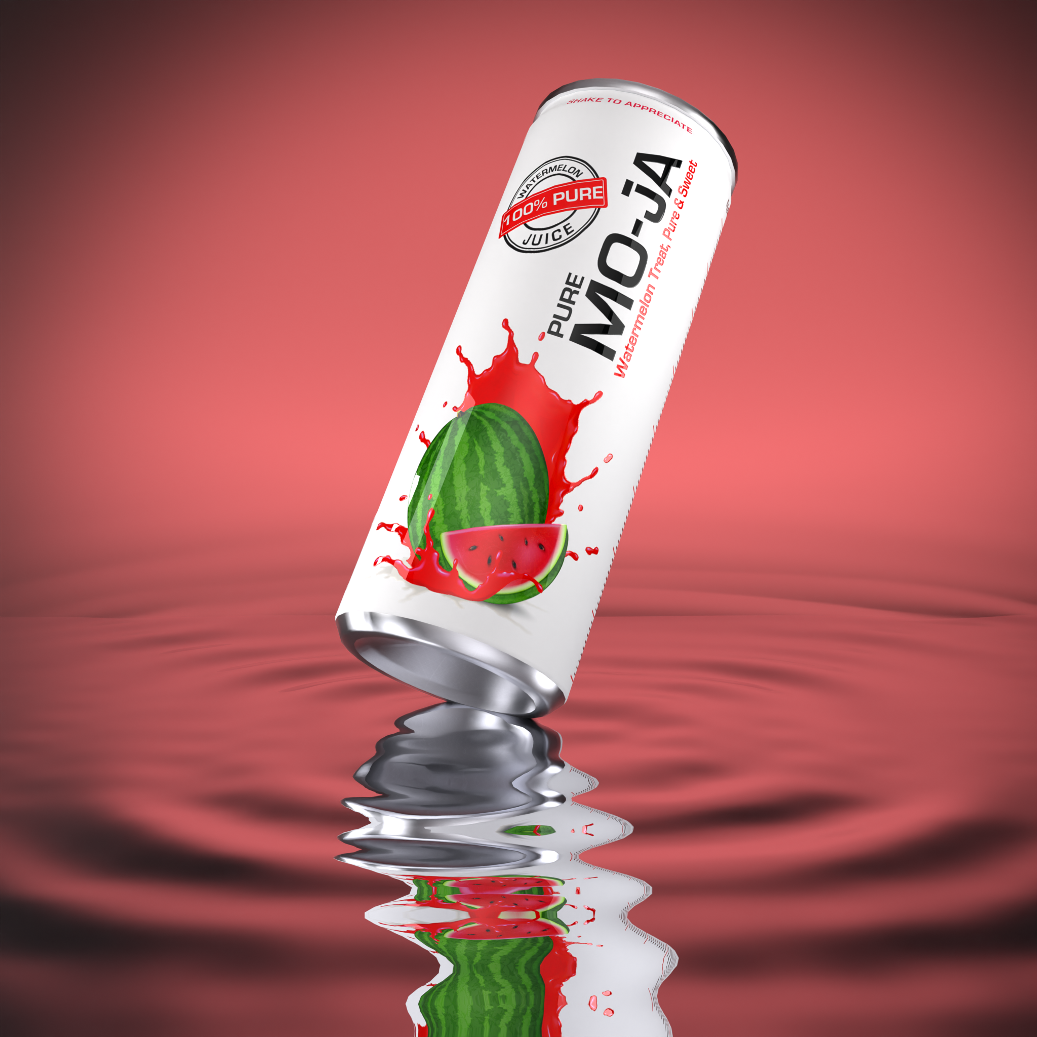 Pure Mo-Ja – wholesale Fruit juice – 100% Pure Watermelon Juice 320ml (Pack of 12)   8