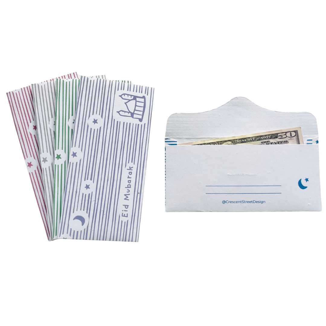 Crescent Street Design - Wholesale Envelopes - Eid Mubarak Money Envelopes for Kids1