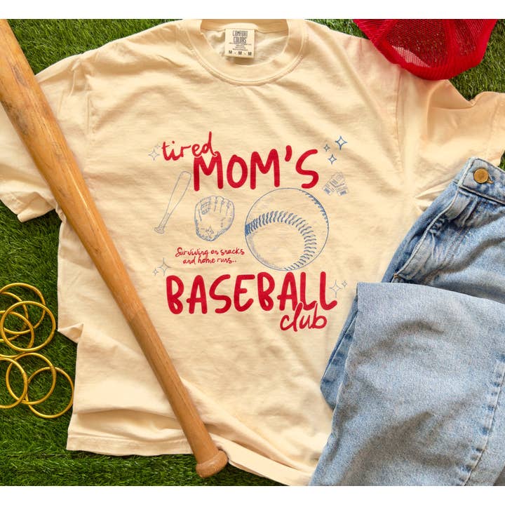 Maman de baseball fatiguée pour la vente par Knox + Nell