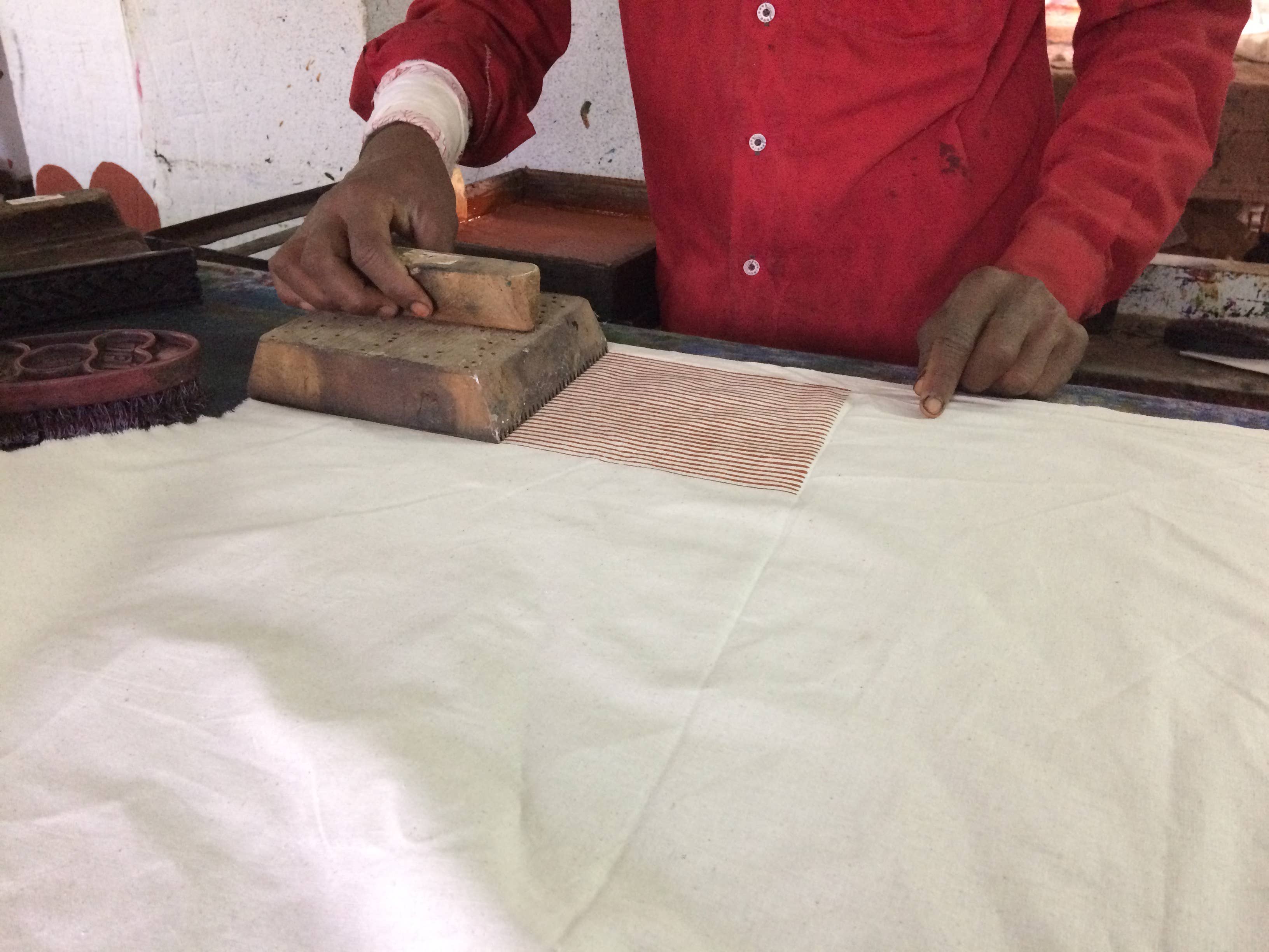 Sustainable Threads – Toalha de chá por atacado – Pano de Cozinha de Algodão | Estampado à Mão | Vermelho Feast4