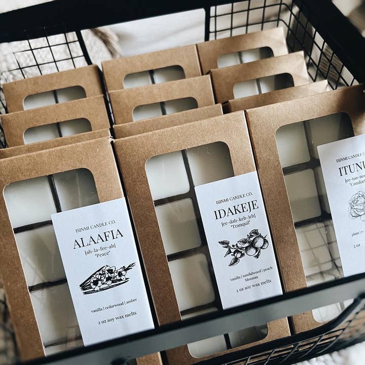 Isinmi Candle Co. - Wholesale Wax melt - Alaafia Wax Melts2